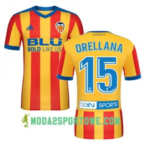 Koszulka Valencia CF ORELLANA Wyjazdowe Stroje Piłkarskie 2017/18 Krótki Rękaw