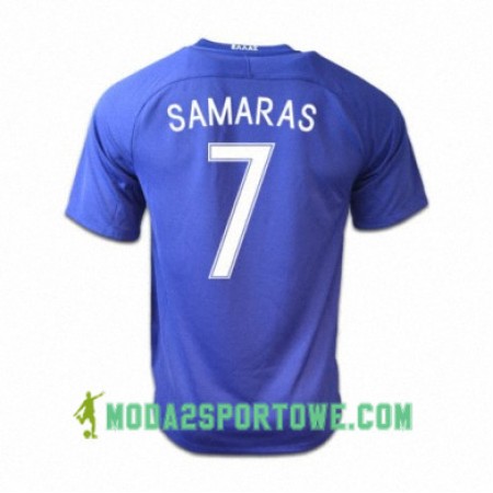 Koszulka Grecja GIORGOS SAMARAS Wyjazdowe Stroje Piłkarskie 2016/17 Krótki Rękaw