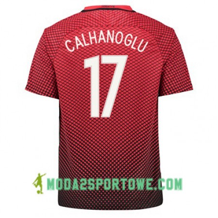 Koszulka Turcja HAKAN CALHANOGLU Domowe Stroje Piłkarskie Euro 2016