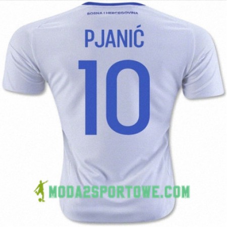 Koszulka Bośnia i Hercegowina PJANIC Wyjazdowe Stroje Piłkarskie 2016/17 Krótki Rękaw