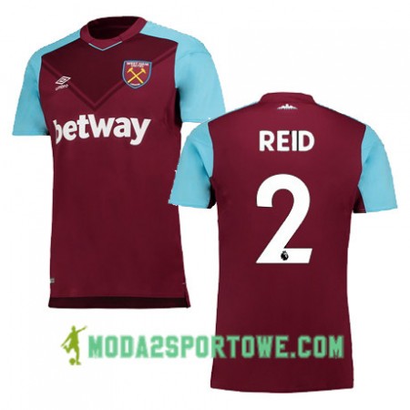 Koszulka West Ham United REID Domowe Stroje Piłkarskie 2017/18 Krótki Rękaw