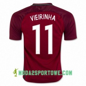 Koszulka Portugalia VIEIRINHA Domowe Stroje Piłkarskie Euro 2016
