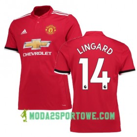 Koszulka Manchester United LINGARD 14 Domowe Stroje Piłkarskie 2017/18 Krótki Rękaw