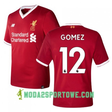 Koszulka Liverpool GOMEZ 12 Domowe Stroje Piłkarskie 2017/18 Krótki Rękaw