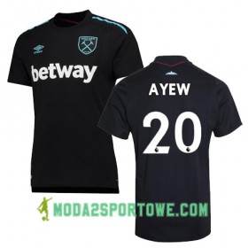 Koszulka West Ham United A AYEW Wyjazdowe Stroje Piłkarskie 2017/18 Krótki Rękaw