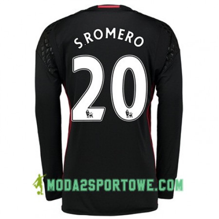 Koszulka Manchester United S ROMERO 20 Domowe Stroje Piłkarskie 2017/18 Długi Rękaw