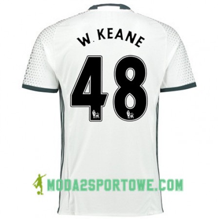 Koszulka Manchester United W KEANE 48 Trzeci Stroje Piłkarskie 2017/18 Krótki Rękaw