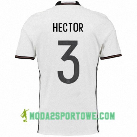 Koszulka Niemcy JONAS HECTOR Domowe Stroje Piłkarskie Euro 2016