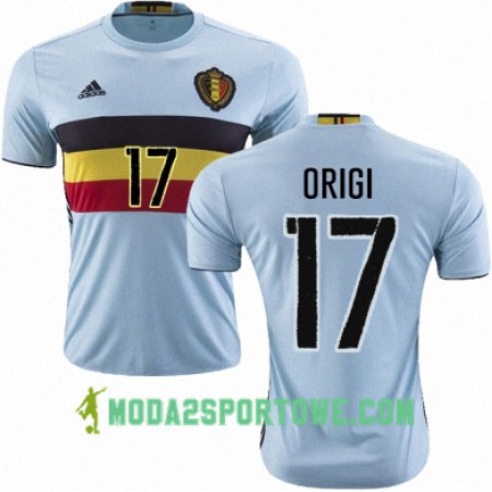 Koszulka Belgia DIVOCK ORIGI Wyjazdowe Stroje Piłkarskie Euro 2016