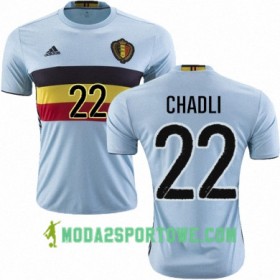 Koszulka Belgia NACER CHADLI Wyjazdowe Stroje Piłkarskie Euro 2016