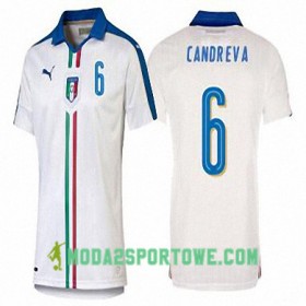 Koszulka Włochy ANTONIO CANDREVA Wyjazdowe Stroje Piłkarskie Euro 2016