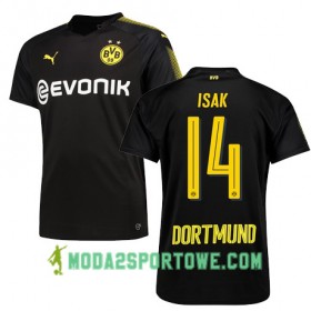 Koszulka Borussia Dortmund Isak 14 Wyjazdowe Stroje Piłkarskie 2017/18 Krótki Rękaw