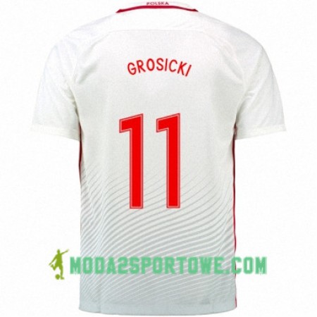 Koszulka Polska KAMIL GROSICKI Domowe Stroje Piłkarskie Euro 2016