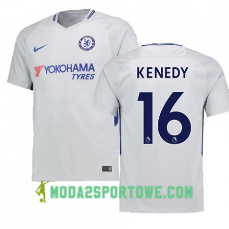 Koszulka Chelsea KENEDY 16 Wyjazdowe Stroje Piłkarskie 2017/18 Krótki Rękaw