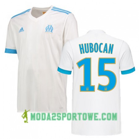 Koszulka Olympique Marsylia TOMAS HUBOCAN 15 Domowe Stroje Piłkarskie 2017/18 Krótki Rękaw