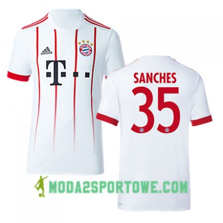 Koszulka Bayern Monachium SANCHES 35 Trzeci Stroje Piłkarskie 2017/18 Krótki Rękaw