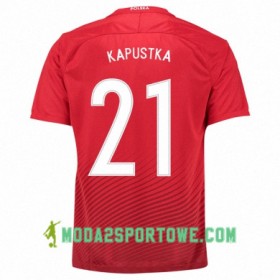 Koszulka Polska BARTOSZ KAPUSTKA Wyjazdowe Stroje Piłkarskie Euro 2016