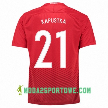 Koszulka Polska BARTOSZ KAPUSTKA Wyjazdowe Stroje Piłkarskie Euro 2016