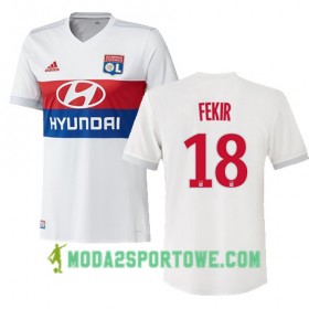 Koszulka Olympique Lyon NABIL FEKIR 18 Domowe Stroje Piłkarskie 2017/18 Krótki Rękaw