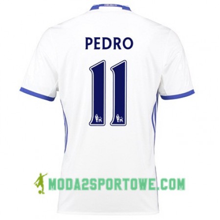 Koszulka Chelsea PEDRO 11 Trzeci Stroje Piłkarskie 2017/18 Krótki Rękaw