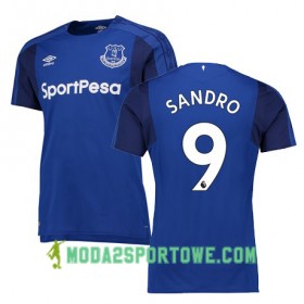 Koszulka Everton SANDRO Domowe Stroje Piłkarskie 2017/18 Krótki Rękaw