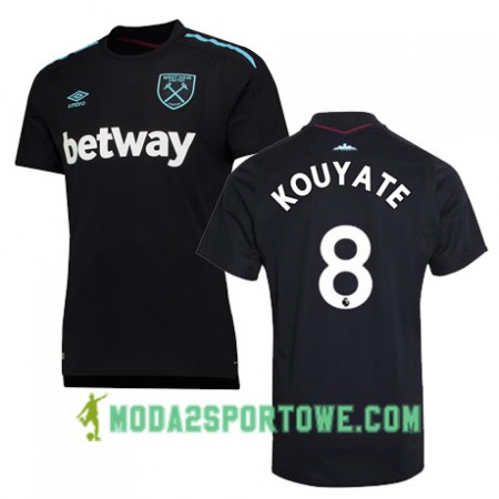 Koszulka West Ham United KOUYATE Wyjazdowe Stroje Piłkarskie 2017/18 Krótki Rękaw