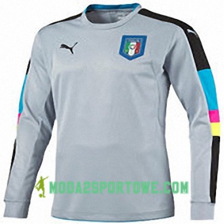 Koszulka Włochy Bramkarska Stroje Piłkarskie Euro 2016 Długi Rękaw