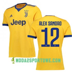 Koszulka Juventus ALEX SANDRO 12 Wyjazdowe Stroje Piłkarskie 2017/18 Krótki Rękaw
