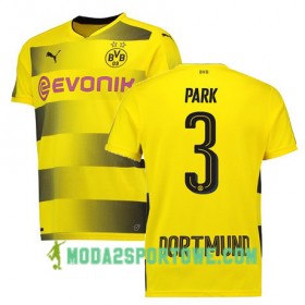 Koszulka Borussia Dortmund PARK 3 Domowe Stroje Piłkarskie 2017/18 Krótki Rękaw
