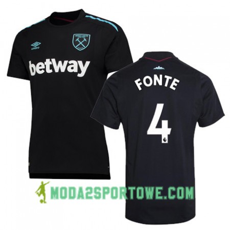 Koszulka West Ham United FONTE Wyjazdowe Stroje Piłkarskie 2017/18 Krótki Rękaw