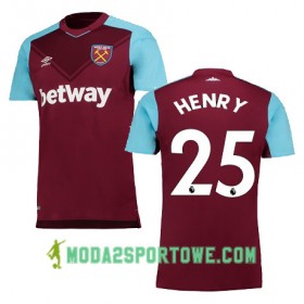 Koszulka West Ham United HENRY Domowe Stroje Piłkarskie 2017/18 Krótki Rękaw