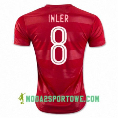 Koszulka Szwajcaria GOKHAN INLER Domowe Stroje Piłkarskie Euro 2016
