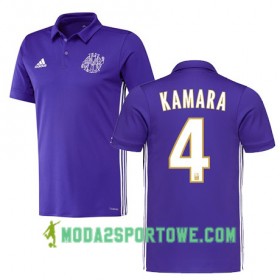 Koszulka Olympique Marsylia KAMARA 4 Trzeci Stroje Piłkarskie 2017/18 Krótki Rękaw