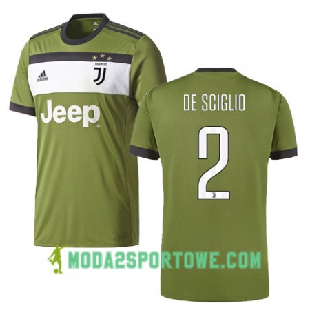 Koszulka Juventus DE SCIGLIO 2 Trzeci Stroje Piłkarskie 2017/18 Krótki Rękaw