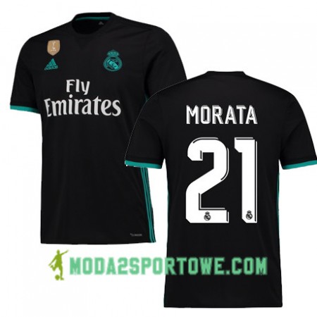 Koszulka Real Madryt MORATA 21 Wyjazdowe Stroje Piłkarskie 2017/18 Krótki Rękaw