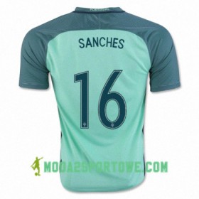 Koszulka Portugalia RENATO SANCHES Wyjazdowe Stroje Piłkarskie Euro 2016