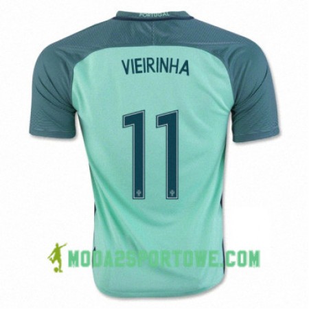 Koszulka Portugalia VIEIRINHA Wyjazdowe Stroje Piłkarskie Euro 2016