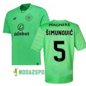 Koszulka Celtic FC JOZO SIMUNOVIC Trzeci Stroje Piłkarskie 2017/18 Krótki Rękaw