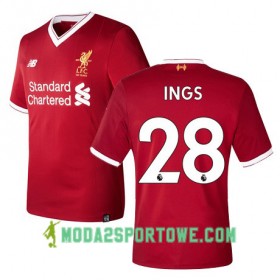 Koszulka Liverpool INGS 28 Domowe Stroje Piłkarskie 2017/18 Krótki Rękaw