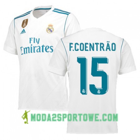 Koszulka Real Madryt F COENTRAO 15 Domowe Stroje Piłkarskie 2017/18 Krótki Rękaw