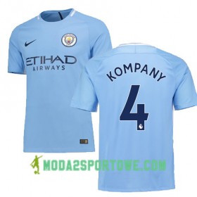 Koszulka Manchester City KOMPANY 4 Domowe Stroje Piłkarskie 2017/18 Krótki Rękaw