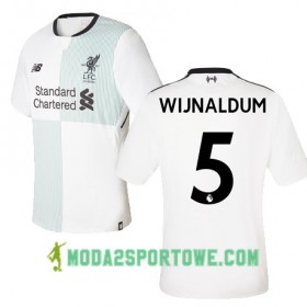 Koszulka Liverpool WIJNALDUM 5 Wyjazdowe Stroje Piłkarskie 2017/18 Krótki Rękaw