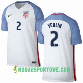 Koszulka Stany Zjednoczone DEANDRE YEDLIN Domowe Stroje Piłkarskie 2016/17 Krótki Rękaw