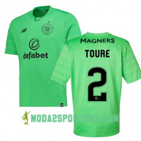 Koszulka Celtic FC KOLO TOURE Trzeci Stroje Piłkarskie 2017/18 Krótki Rękaw