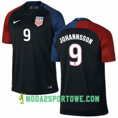 Koszulka Stany Zjednoczone ARON JOHANNSSON Wyjazdowe Stroje Piłkarskie 2016/17 Krótki Rękaw