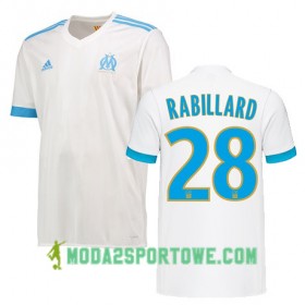 Koszulka Olympique Marsylia ANTOINE RABILLARD 28 Domowe Stroje Piłkarskie 2017/18 Krótki Rękaw