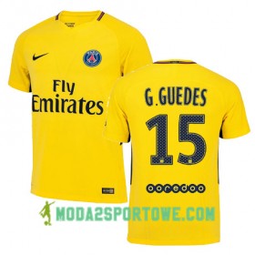 Koszulka Paris SG Goncalo Guedes 15 Wyjazdowe Stroje Piłkarskie 2017/18 Krótki Rękaw