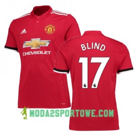 Koszulka Manchester United BLIND 17 Domowe Stroje Piłkarskie 2017/18 Krótki Rękaw