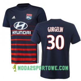 Koszulka Olympique Lyon MATHIEU GORGELIN 30 Wyjazdowe Stroje Piłkarskie 2017/18 Krótki Rękaw