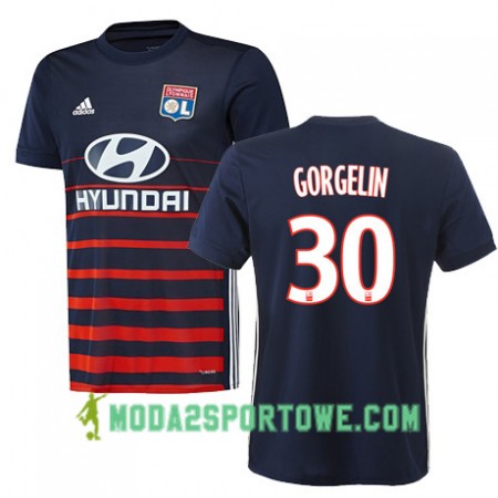 Koszulka Olympique Lyon MATHIEU GORGELIN 30 Wyjazdowe Stroje Piłkarskie 2017/18 Krótki Rękaw